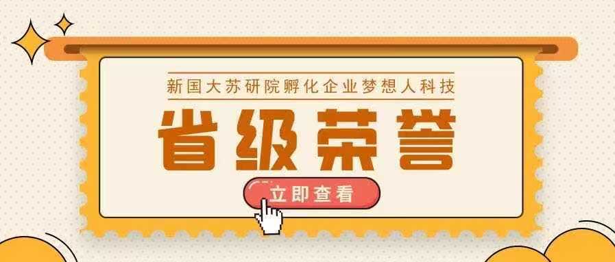 祝贺！新国大苏研院孵化企业梦想人科技荣登2020年度省四星级上云企业榜单