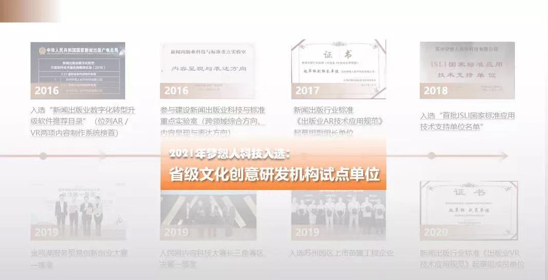 祝贺！新国大苏研院孵化企业梦想人科技成功入选省级文化创意研发机构试点单位